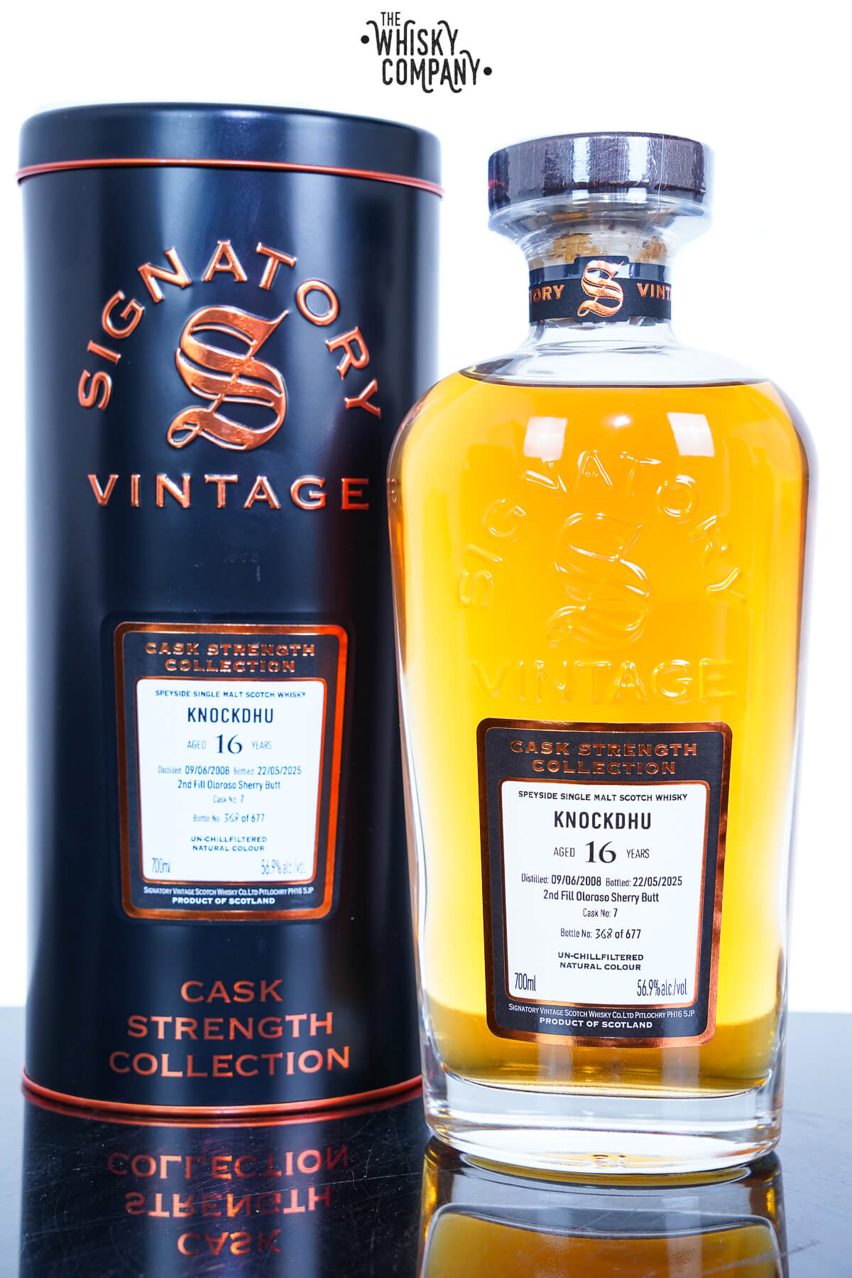 Knockdhu 16 Year Old 2008 Signatory Vintage Cask Strength #7