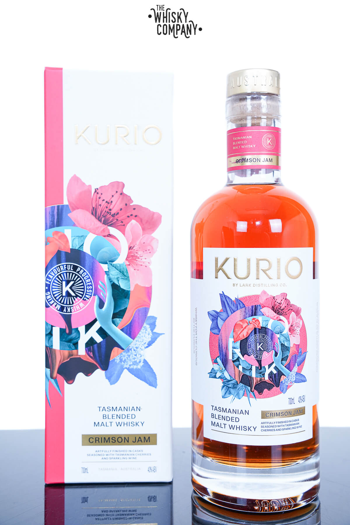 Kurio Crimson Jam Whisky 40% ABV - Raspberry Single Malt