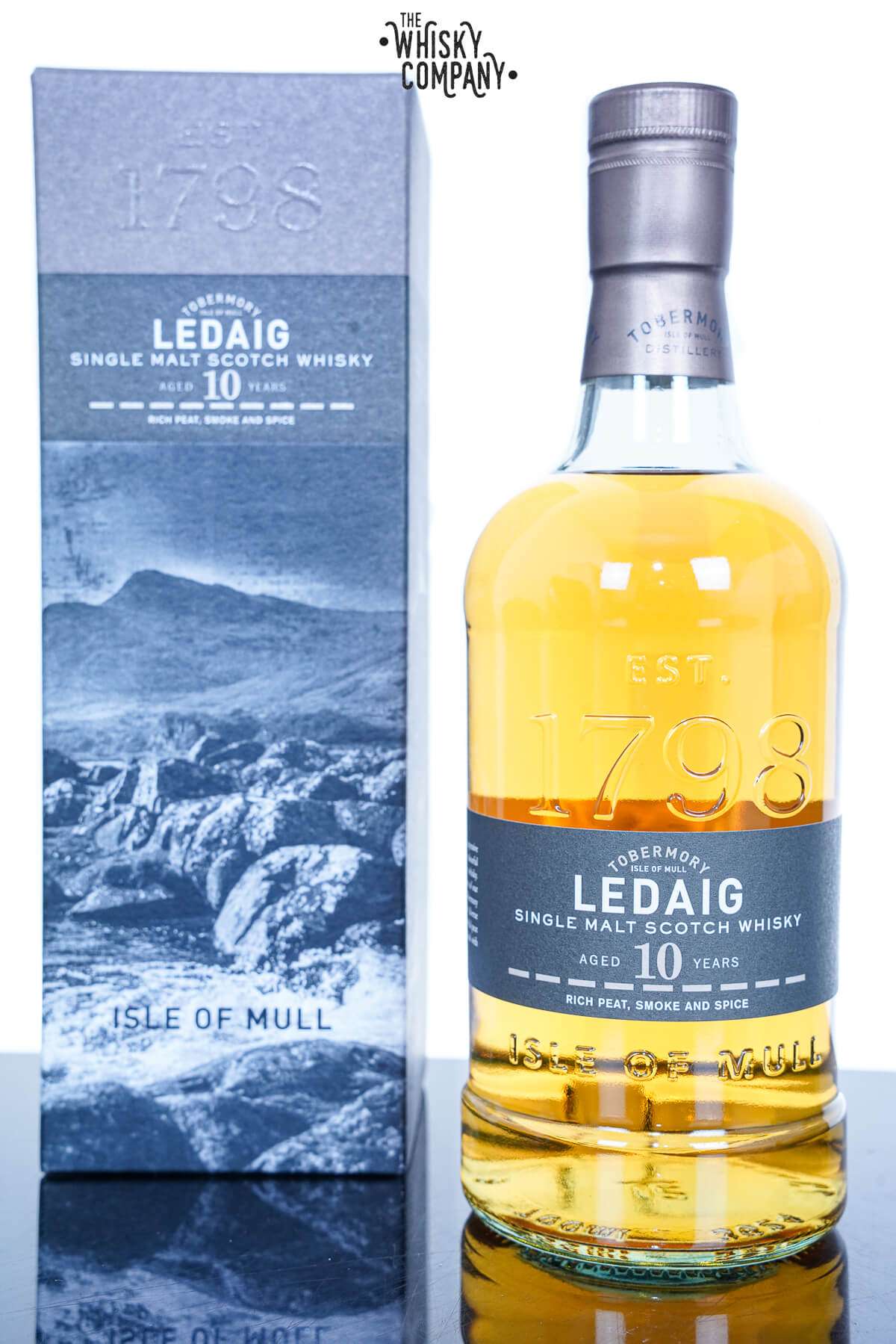 Ledaig Aged 10 Years Island Single Malt Scotch Whisky (700ml)