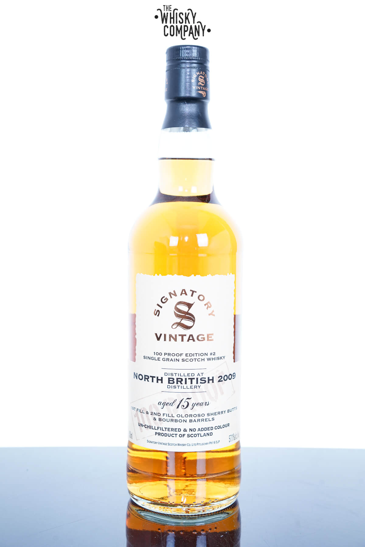 North British 2009 15 Year Old 100 Proof Grain | Signatory Vintage