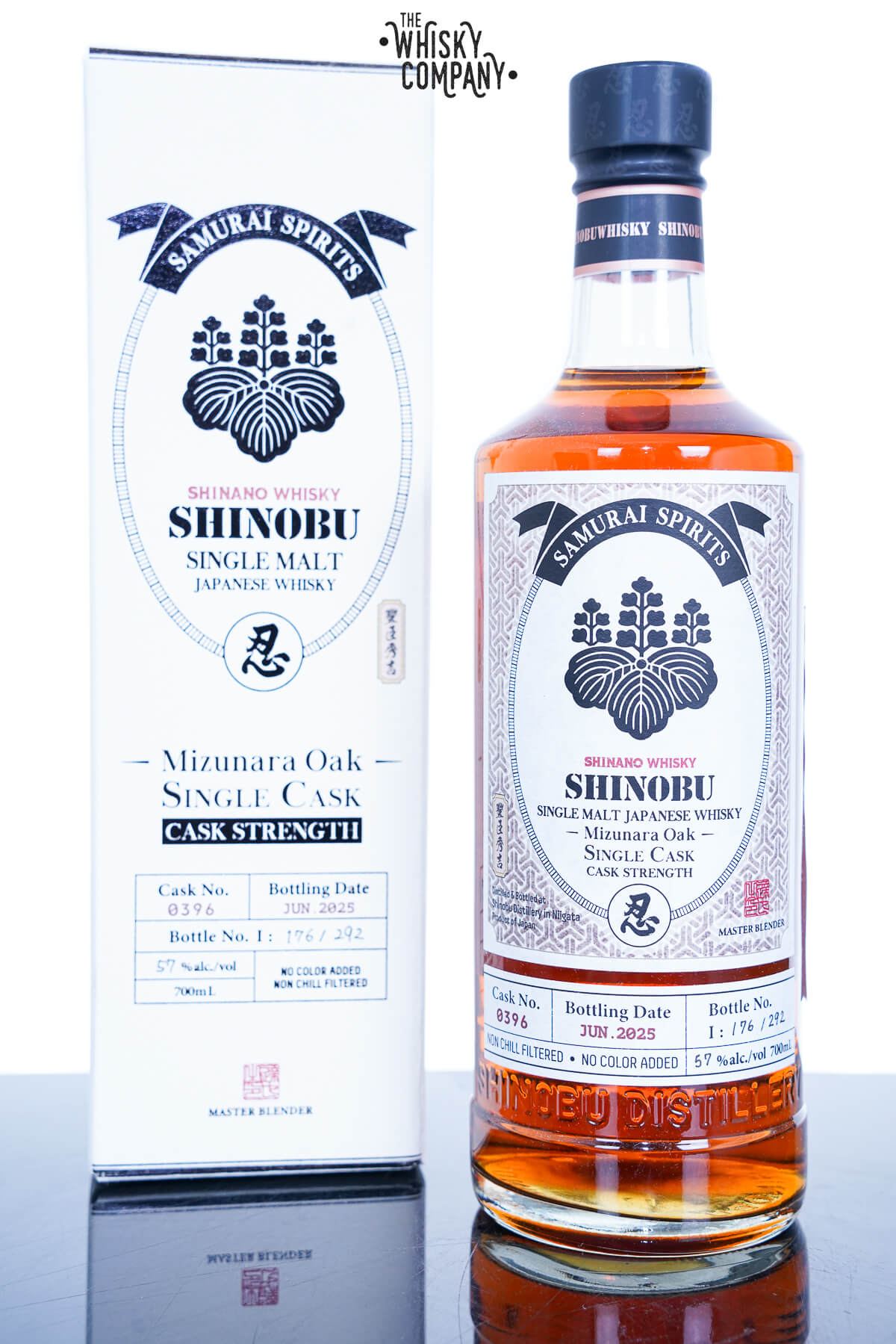 Shinobu Mizunara Cask Strength Single Cask #0396 Japanese Whisky