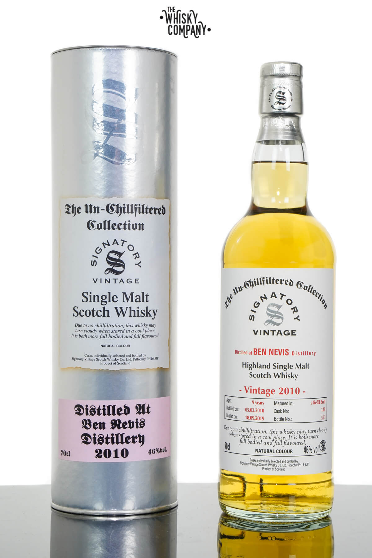 Ben Nevis 2010 Aged 9 Years UCF Single Malt Scotch Whisky - Signatory Vintage (700ml)