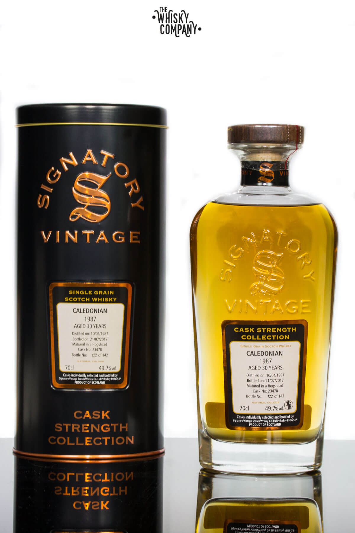 Signatory Vintage 1987 Caledonia Aged 30 Years Single Grain Scotch Whisky 700ml