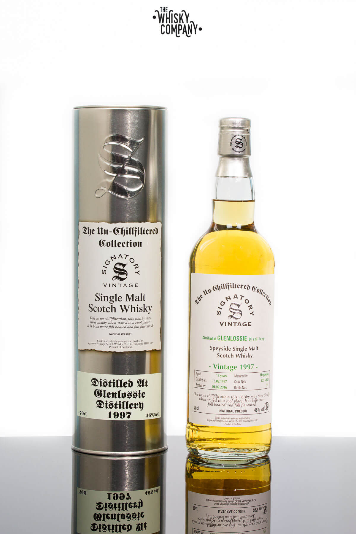Glenlossie 1997 Aged 18 Years Old Single Malt Scotch Whisky – Signatory Vintage
