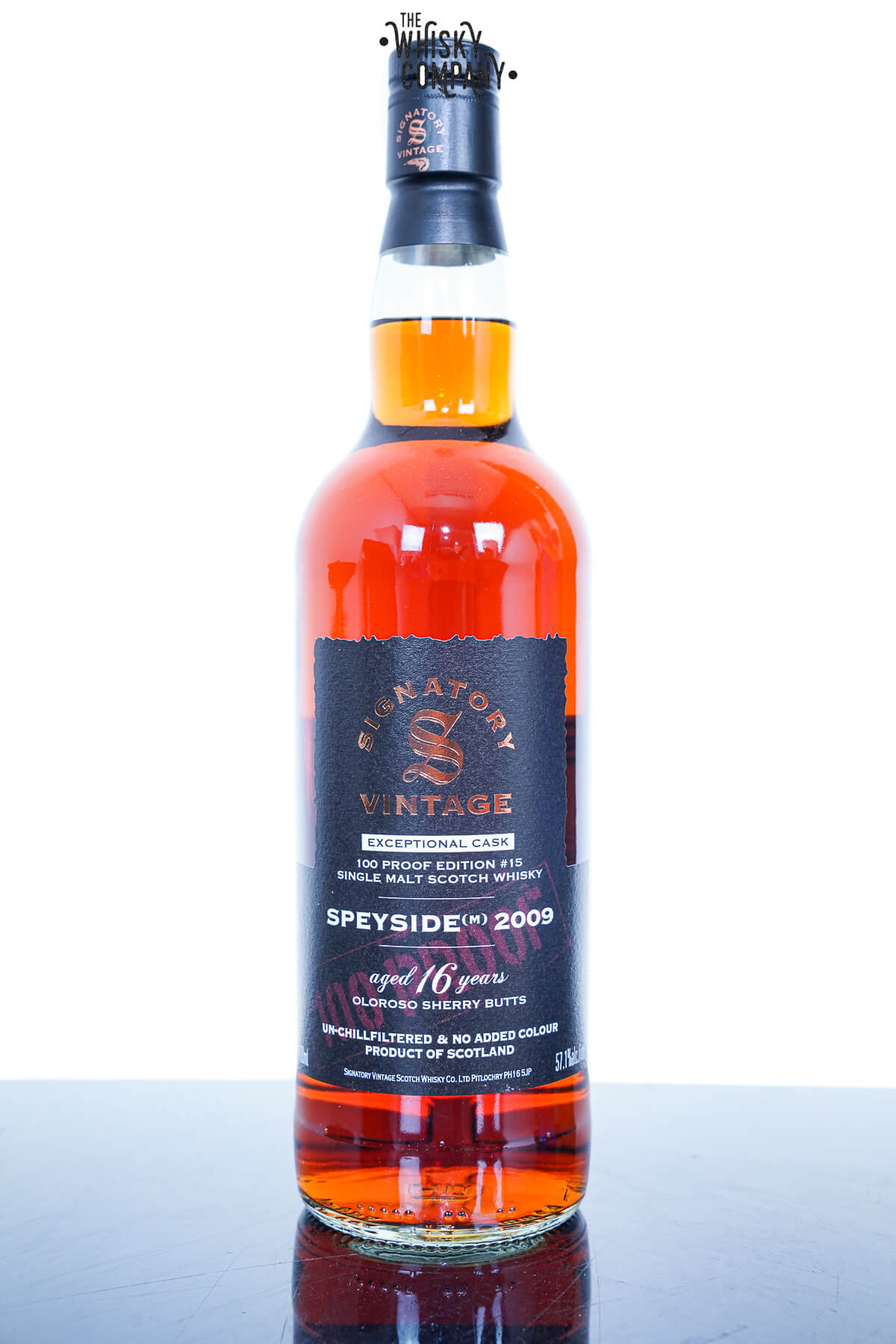 Speyside (M) 2009 16 Year Old Signatory 100 Proof #15 57.1%