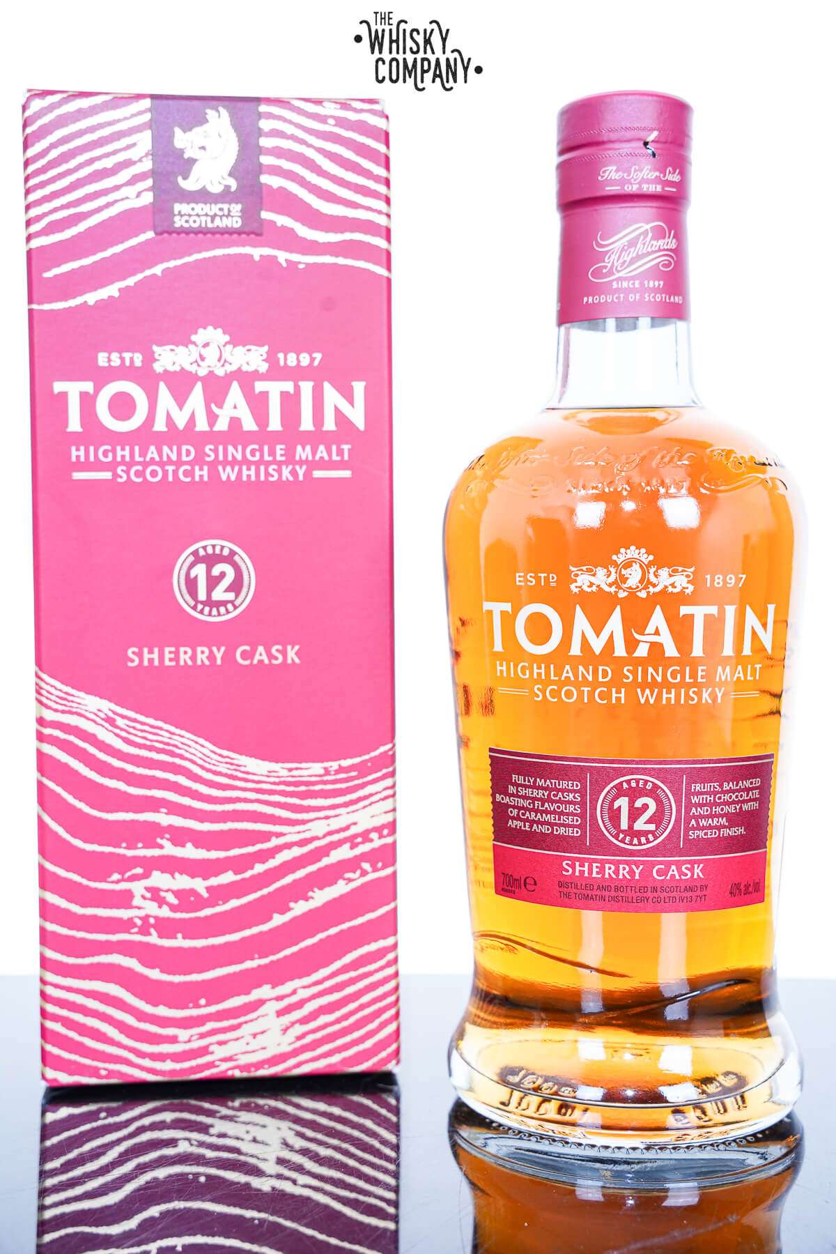 Tomatin 12 Years Old Sherry Cask Matured Single Malt 700ML