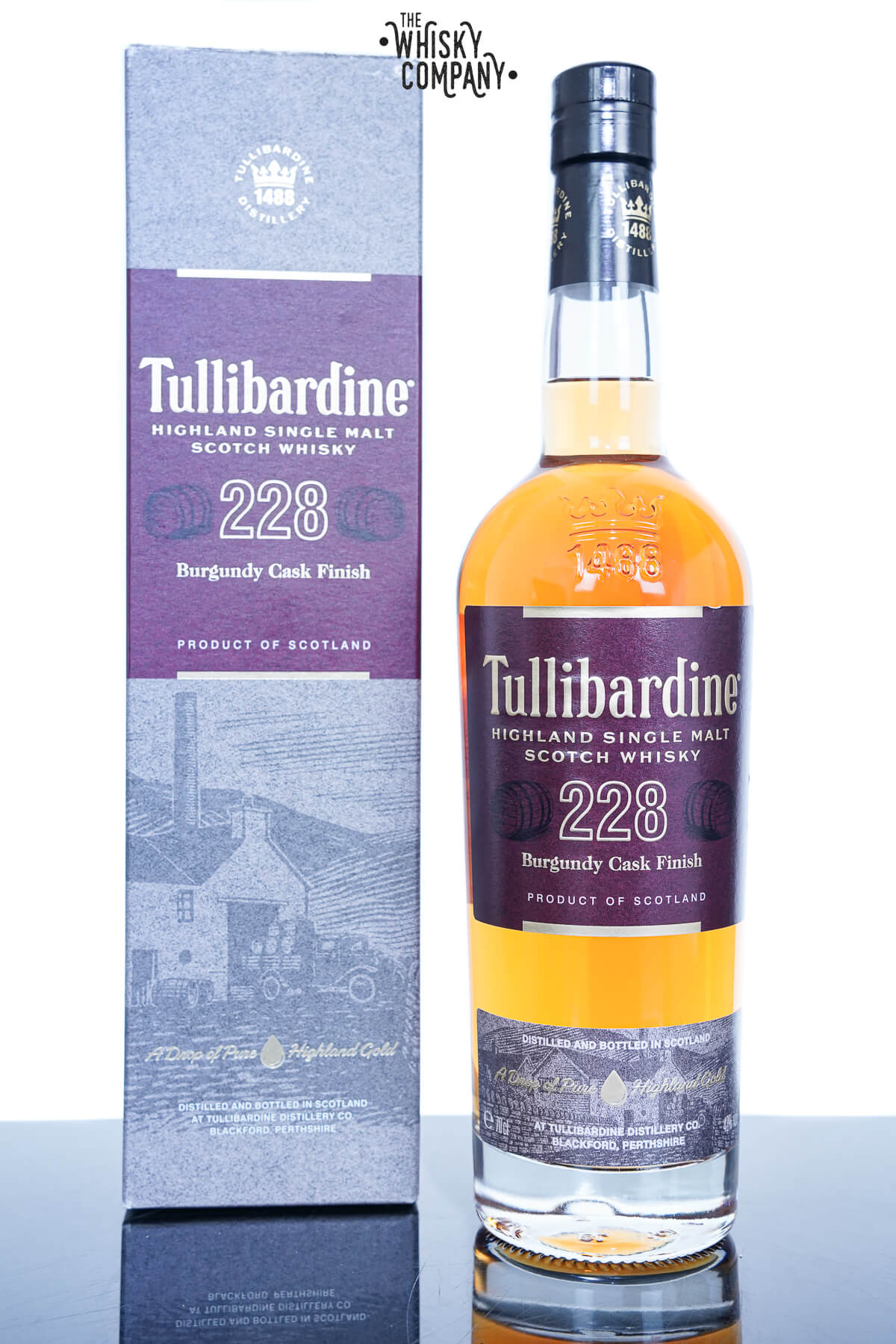 Tullibardine 228 Burgundy Cask Finish Single Malt Scotch Whisky